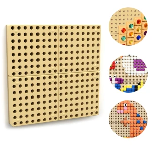 MASTERKIDZ Panel Ścienny Tablica Naukowa Kreatywna STEM + Panel Monatażowy 40 x 40 (cm)