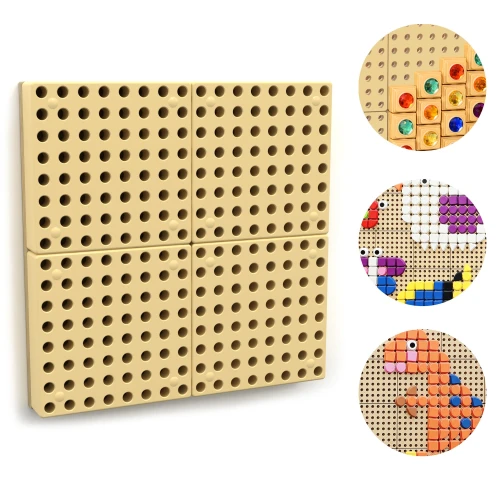 MASTERKIDZ Panel Ścienny Tablica Naukowa Kreatywna STEM + Panel Monatażowy 40 x 40 (cm)