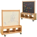 MASTERKIDZ Dwustronna Tablica Kredowa i Magnetyczna Do Pisania
