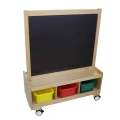 MASTERKIDZ Dwustronna Tablica Kredowa i Magnetyczna Do Pisania