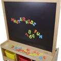 MASTERKIDZ Dwustronna Tablica Kredowa i Magnetyczna Do Pisania