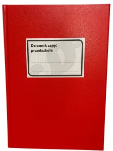 (NA SEMESTR ) Dziennik Zajęć Przedszkola MEN Ia czerwony