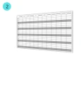 Planer Roczny 120x100 cm - dwa warianty