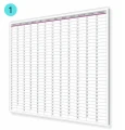 Planer Roczny 170x100 cm - dwa warianty