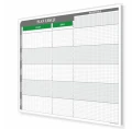 Plan lekcji T3 dla 12 klas, 12 sal i 20 nauczycieli 90x92cm, suchościeralny magnetyczny