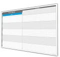 Plan lekcji dla 30 klas i 70 nauczycieli 189x92cm magnetyczny suchościeraln