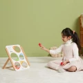 VIGA Drewniana Gra Zręcznościowa Rzut do Celu Ogród Montessori Edukacyjna FSC