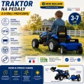 FALK Traktor na Pedały New Holland T8 z Łyżką i Przyczepą 3-7 lat