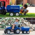 FALK Przyczepa Cysterna Beczkowóz z Kranem New Holland Niebieska 3-7 Lat