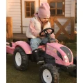 FALK Traktor Country Star Różowy na Pedały + Przyczepka i Klakson 2-5Lat.