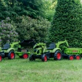 FALK Traktor na Pedały Claas Axos 330 z Koparką i Przyczepą 3-7 lat
