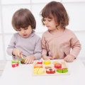 CLASSIC WORLD Zestaw do Krojenia Owoców na Rzepy MONTESSORI 20 el.
