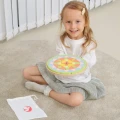 CLASSIC WORLD Pastelowa Mandala Układanka Montessori Mozaika Kwiaty