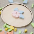 CLASSIC WORLD Pastelowa Mandala Układanka Montessori Mozaika Kwiaty