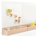 Viga Układanka drewniana Montessori puzzle magnetyczne edukacyjne pojazdy