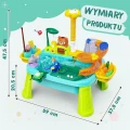 WOOPIE Stolik Wodny 4w1 Gra Łowienie Rybek Zlewozmywak Zjeżdżalnia Wodna Kwiatek