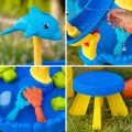 WOOPIE Stolik Wodny XL z Krzesełkiem 2w1 Piaskownica Delfinek 12el.