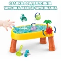 WOOPIE Stolik Wodny 2w1 Piaskownica Statek Piracki 8 akc.