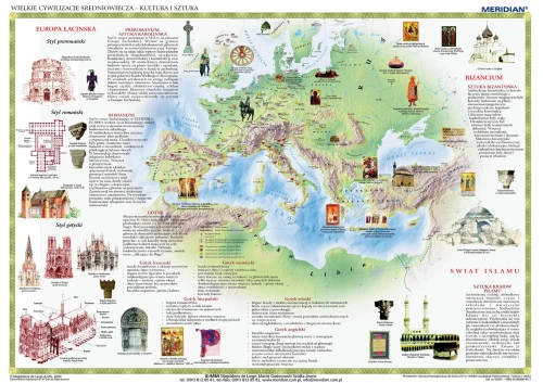 Wielkie cywilizacje średniowiecza - kultura i sztuka