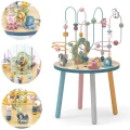 VIGA PolarB Drewniany Stolik Edukacyjny Manipulacyjny Przeplatanka Montessori