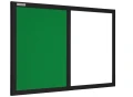 Tablica magnetyczno-korkowa DUO Color w ramie MDF - rama czarna