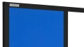 Tablica magnetyczno-korkowa DUO Color w ramie MDF - rama czarna