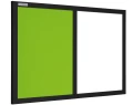 Tablica magnetyczno-korkowa DUO Color w ramie MDF - rama czarna
