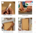 Tablica magnetyczno-piankowa rama czarna MDF (różne rozmiary)