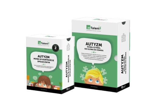 mTalent Autyzm. Mowa czynna, od słowa do zdania  + mTalent Autyzm.  Mowa w kontekście społecznym cz.2