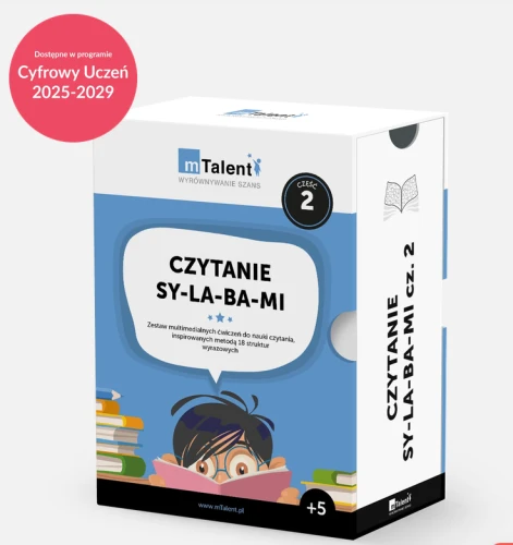 mTalent Czytanie SY-LA-BA-MI cz. 2 dla dzieci 5+
