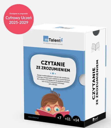 mTalent Czytanie ze zrozumieniem wiek: 7+, 11+, 14+