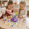 WOOPIE Interaktywny Kociołek Zestaw DIY do Tworzenia Żelowych Figurek 21 el.