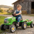FALK Traktor na Pedały Claas Terra Maxx z Przyczepą i Otwieraną Maską 2-6 lat