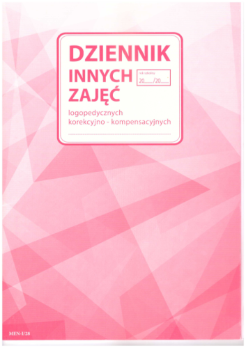 Dziennik Innych Zajęć logopedycznych korekcyjno-kompensacyjnych MEN-I/28 (U)