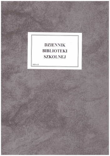 Dziennik Zajęć Biblioteki Szkolnej MEN-I/8 (twarda oprawa) (U)