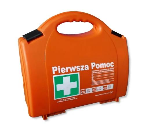 Apteczka z wysokiej jakości tworzywa P10 DIN 13164 PLUS