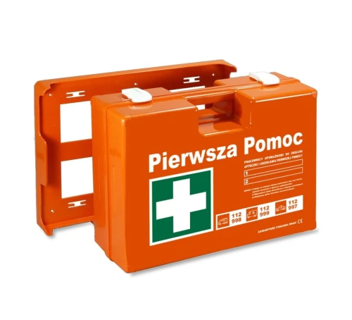 Apteczka pierwszej pomocy K-10 DIN 13164 PLUS w walizce z tworzywa ABS