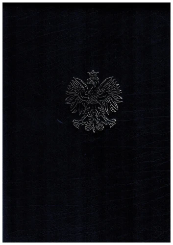 Teczka z orzełkiem ( sztywna) kolor