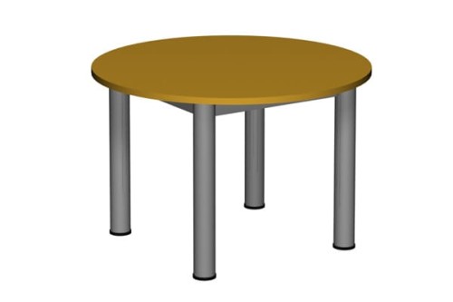 Stół szkolno-przedszkolny okrągły fi 900 mm z regulacją fi 60mm