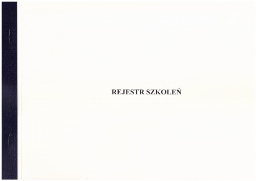 Rejestr szkoleń