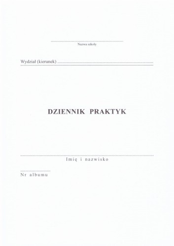 Dziennik Praktyk (dla studenta)