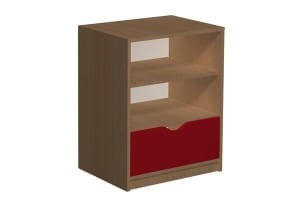 Regał  przedszkolny z szufladą MAŁGOSIA 15