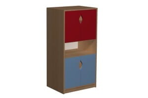 Regał przedszkolny z 2 szafkami MAŁGOSIA 33