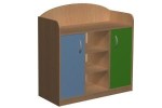 Szafka przedszkolna PRIMO 7 z nadstawką 
