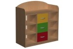Szafka przedszkolna PRIMO 13 z 3 szufladami oraz nadstawką  