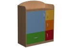Szafka przedszkolna PRIMO 45 z szufladą oraz nadstawką