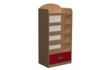 Regał przedszkolny z szufladą  z nadstawką PRIMO 72
