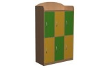 Szafa przedszkolna skrytkowa z nadstawką   PRIMO 75
