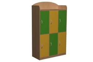 Szafa przedszkolna skrytkowa z nadstawką   PRIMO 75
