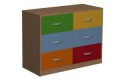 Szafka przedszkolna z 6 szufladami PRIMO 104